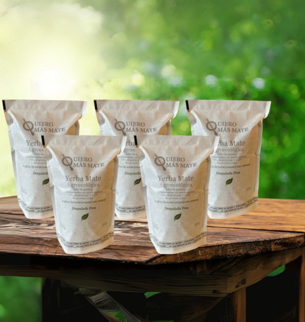 Yerba Agroecológica Despalada Fina 500gr (5 unidades)